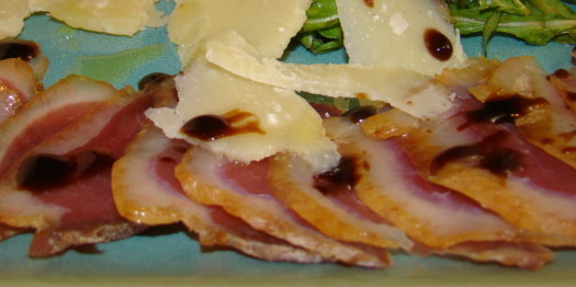 Duck Proscuitto Step by Step