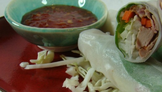 Smoked Duck Spring Rolls