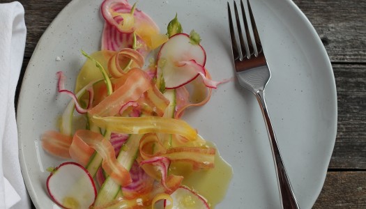 Shaved Salad with Quick Pickled Beets